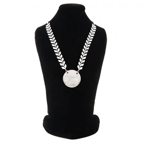 گردنبند زنانه مدل گندمی