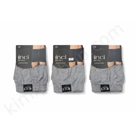 شورت مردانه پادار برینچی (Bir Inci) ترک نخ پنبه‌ای – پک 3 عددی