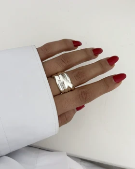 انگشتر کروم ساده زنانه 868