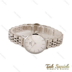 ساعت دنیل ولینگتون زنانه نقره ای سفید اسمال DW-4463-28-L