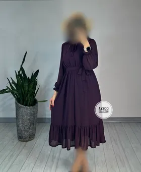 پیراهن حریر کاملیا