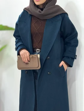 پالتو فوتر بلند آستردار بهگل