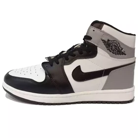 کفش راحتی مردانه نایکی مدل ایر جردن طوسی مشکی