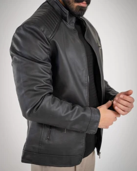 کاپشن مردانه چرم ارتین_کد4723