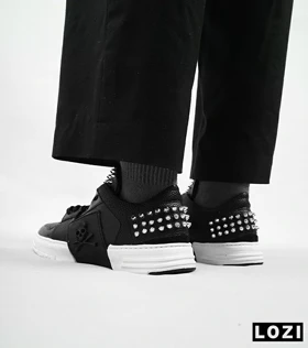 کفش اسنیکرزمشکی سفید PHILIPP PLEIN
