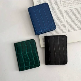 جاکارتی جیبی طرحدار/ یونیسکس چرم مصنوعی 6 جای کارت ابعاد 107