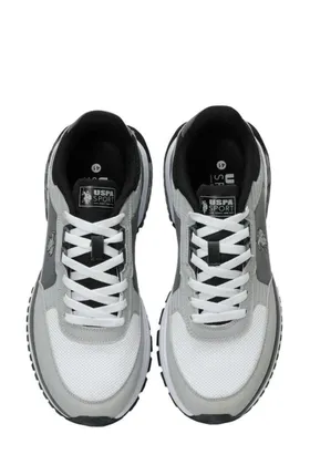 کفش اسپورت آناتومیک روزانه آناتومیک U.S.POLO ASNN MARCUS 4FX GRY WHITE COMFORT POLO24EYMARCUS
