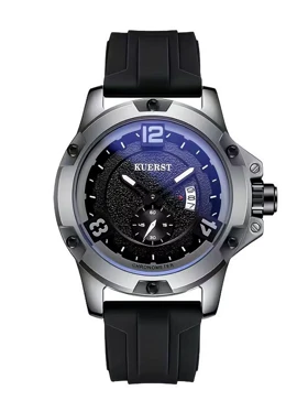 ساعت مردانه KUERST بند سیلیکونی رنگ مشکی کد W434