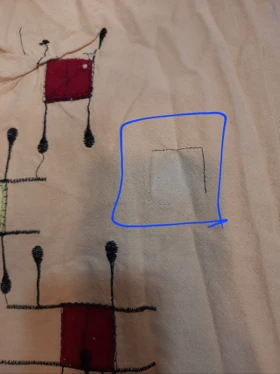 مانتو الیافی شادی ( دارای ایراد جزئی )