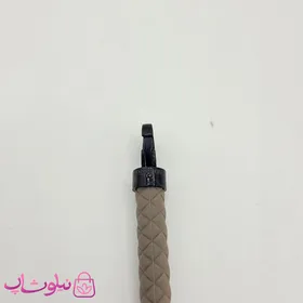 دستبند امگا رابر طوسی با قفل مشکی کیفیت مستر