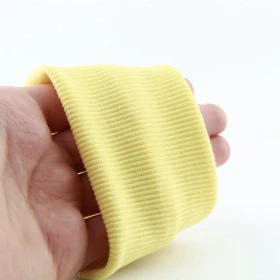 هدبند ساده دخترانه کبریتی (لیمویی)