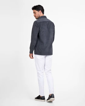 ام کی کالکشن پیراهن آستین بلند mk-6190-gray