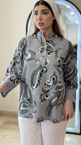 شومیز ترمه ایتالیایی