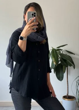 شومیز مانتویی ستاره