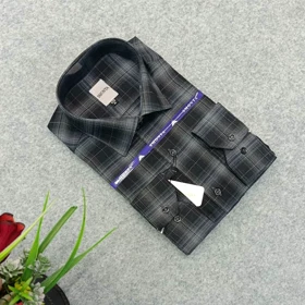 پیراهن مردانه استین بلند طرحدار _ قواره معمولی