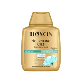 شامپو ضد ریزش بدون سولفات بایوکسین حاوی 9 روغن مغذی مناسب موهای مستعد ریزش Bioxcin Nourishing Oils Sulfate-Free Anti-Hair Loss Care Shampoo