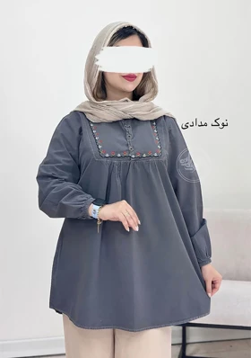 مانتو گلدوزی ماهلین