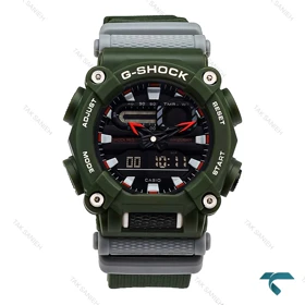 ساعت جیشاک GA-900C مردانه سبز طوسی Casio-5879-G