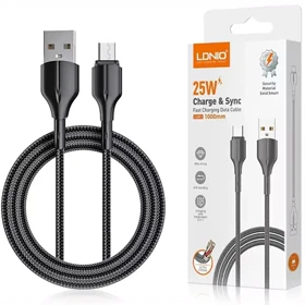 کابل میکرو یو اس بی الدنیو Ldnio مدل LS851 یک متری 2.4 آمپر