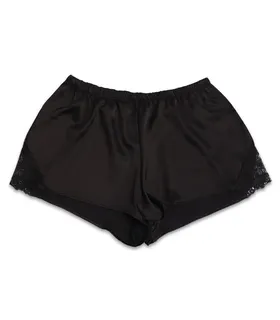 ست تاپ و شورتک ساتن Neev نیو کد 4010 مشکی Black