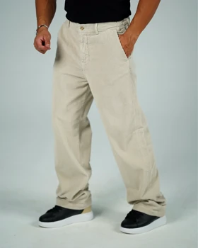 شلوار بگ مخمل کبریتی مردانه