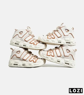 کفش کتانی مردانه و زنانه کرم قهوه ای NIKE Air More Uptempo '96
