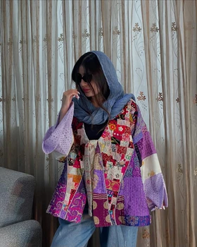 شومیز سوزن دوزی چهل تیکه ابریشم