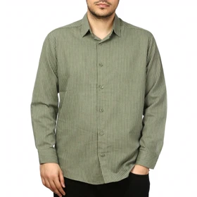 پیراهن آستین بلند راه راه مردانه مدل 620602