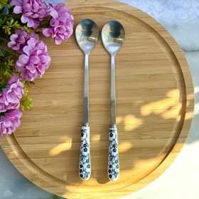 قاشق شربت خوری طرح دنی هوم گل آبی