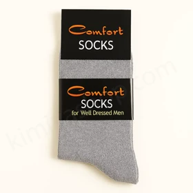 جوراب حوله‌ای مردانه کامفورت رنگ طوسی تیره با تضمین