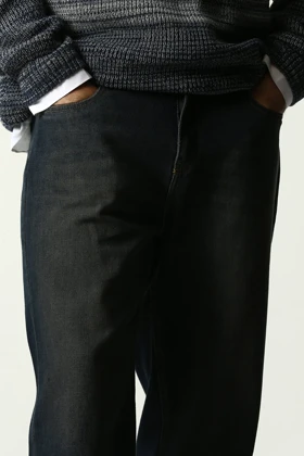 شلوارجین نیم بگ مردانه