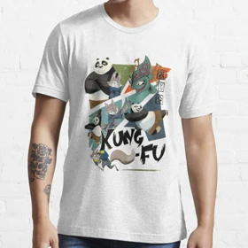 تیشرت kung fu panda طرح kung fu panda 4 کد 199610
