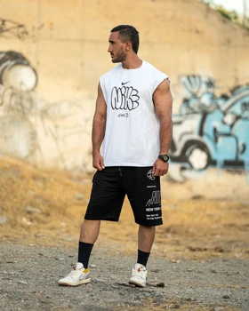 رکابی ورزشی وست NIKE توخالی سفید