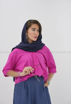 شومیز اسلپ جلو گره