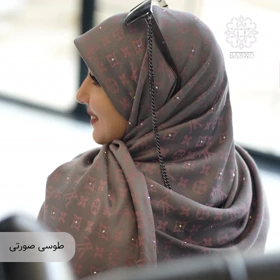 روسری نخ کشمیر آلیس نگین‌دار