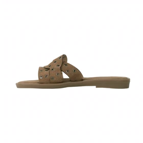 اسلیپر زنانه مدل پانچی_عسلی کد 1960