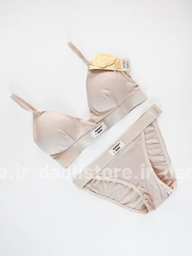 ست نیم‌تنه کاپ‌دار و شورت اسلیپ LUCKY GIRL