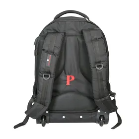 کوله پشتی چرخ دار پیرکاردین مدل P75010 رنگ مشکی