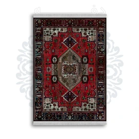 *جدید* فرشینه از جنس پارچه شانل مخمل ترک طرح فانتزی برند دفه کد 1061
