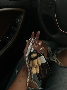 آویز کیف فانتزی خرس موتور سوار، خاص و دوست داشتنی