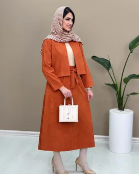 ست کمردار مخمل کبریتی