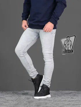 شلوار جین طوسی روشن ZARA
