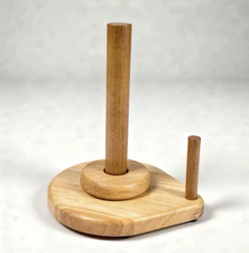 استند دستمال رولی چوبی سایز کوچک