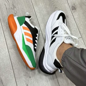 کفش و کتانی مردانه مدل آدیداس ADIDAS رنگ سفید نارنجی