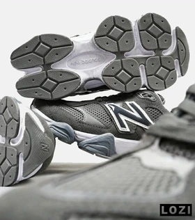 کفش کتانی زنانه و مردانه خاکستری NEW BALANCE 9060 مدل 4867