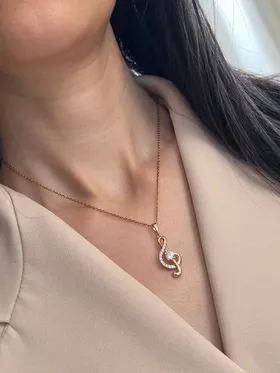 گردنبند سل نگین‌دار