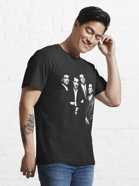 تیشرت رفقای خوی | تیشرت GoodFellas طرح four members handsome black کد 117292