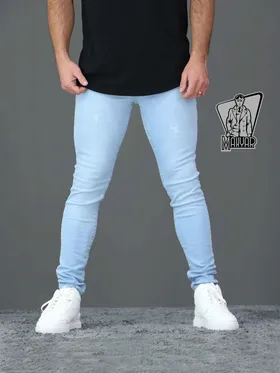 شلوار جین آبی یخی DENIM