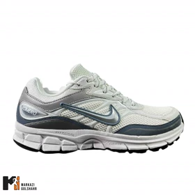 کفش ورزشی مردانه نایک مدل Vomero سفید طوسی