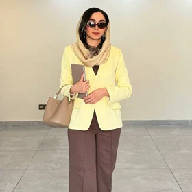 کت سایا زرد کره ای